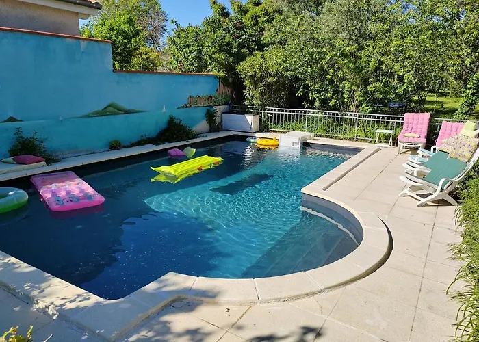 Lejlighed Independant, 1 Lit Deux Personnes Et 1 Appoint Piscine Jardin Direct Gare Aeroport Et Jardin Toulouse