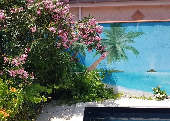 Independant, 1 Lit Deux Personnes Et 1 Appoint Piscine Jardin Direct Gare Aeroport Et Jardin